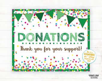 Donations Sign, Donate Cookies Military Troops, Children's Hospital, Local Heroes, Cookie Booth Printable, Cookie Printable Fundraiser