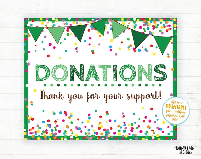 Charitable Donation Thank You Card Set. Thank You Cards Set. Thank You ...