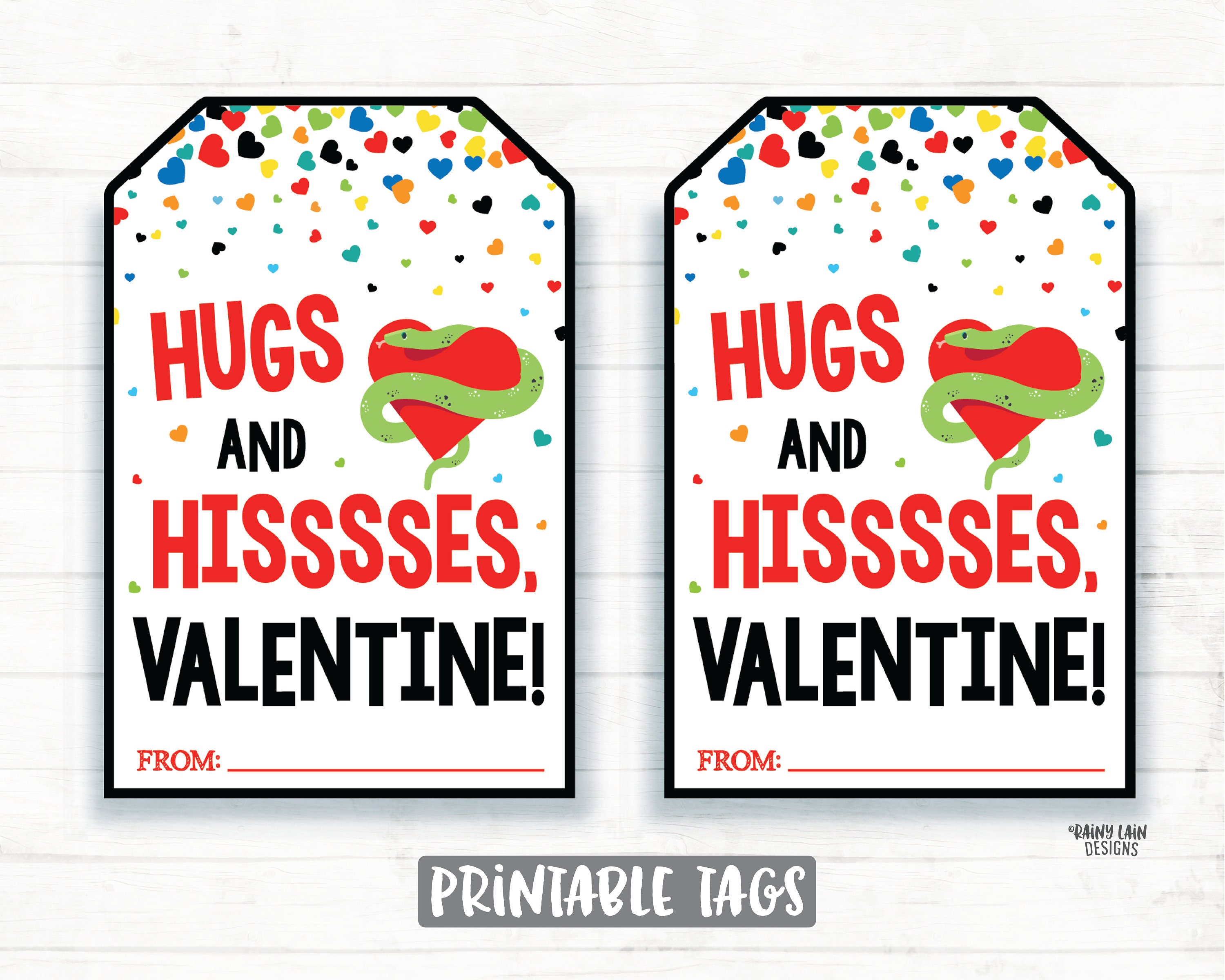 Hugs and Hisses Snake Valentine Toy Snake Candy Fidget Snake - Etsy Finland