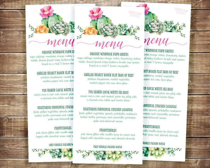 Fiesta Menu Cards Cactus Menu Cards Baby Shower Menu Cards Etsy Fiesta Menu Cards Cactus Menu Cards Baby Shower Menu Cards Etsy