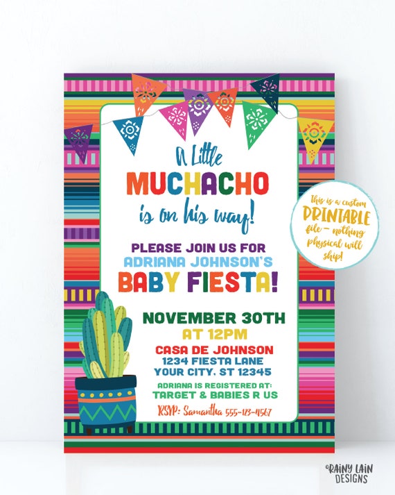 little muchacho baby shower