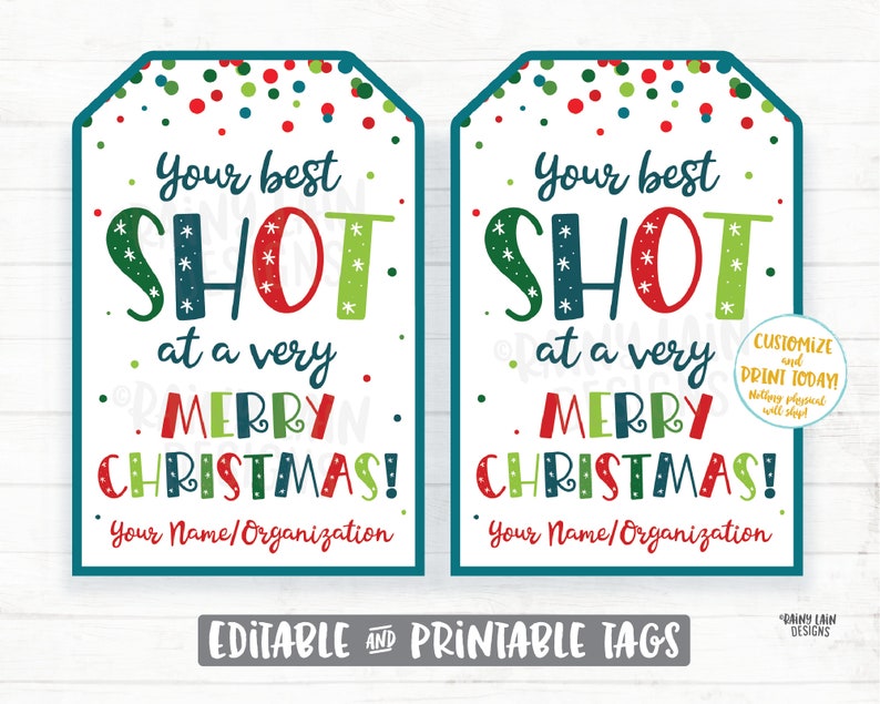 Best Shot At A Very Merry Christmas Tags Shot Glass Tags Etsy Best Shot At A Very Merry Christmas Tags Shot Glass Tags Etsy