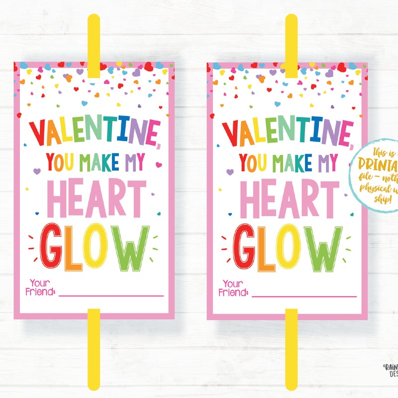 Glow Heart - Etsy