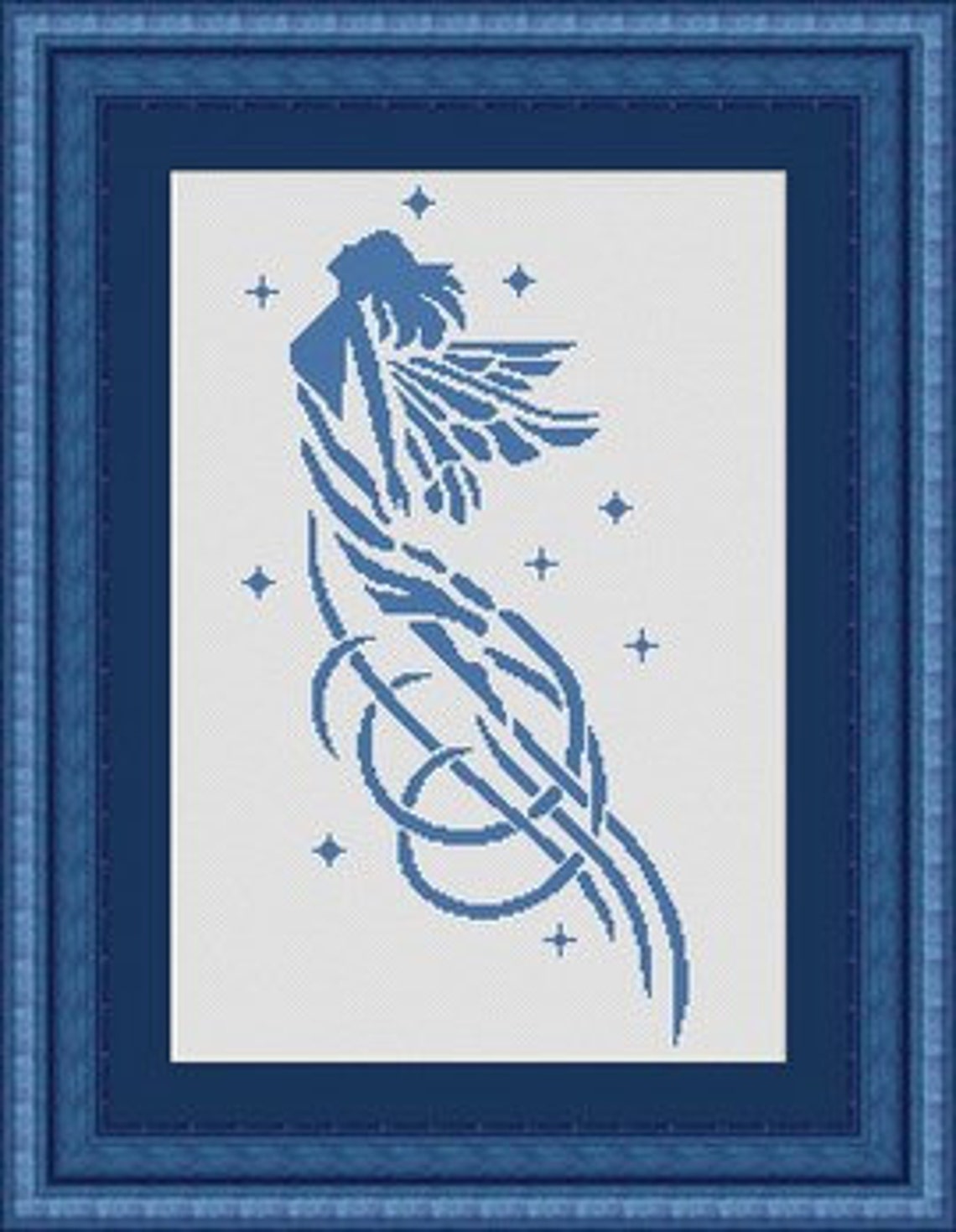 FAIRY/ FEE Counted cross stitch pattern /grille point de Etsy