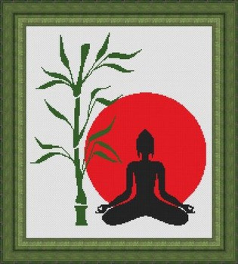 Asian symbol cros stich