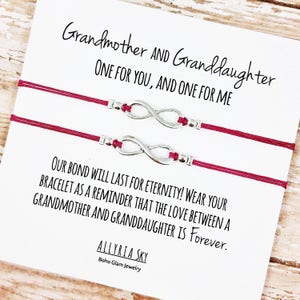Grandma and granddaughter bracelets best sale