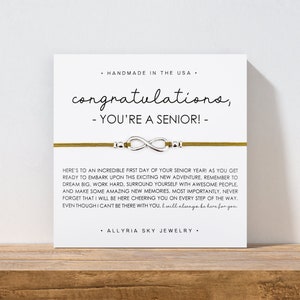Cadeau pour le lycée, Bracelet-cadeau pour le lycée, Carte pour le lycée, Rentrée des classes, Aller à l'université, Cadeau pour le lycéen, Cadeau pour le lycéen