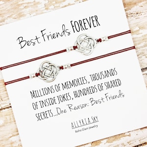 Best Friend Bracelet Set | Best Friends Forever | BFF, Bestie, Best Friend Gift Jewelry | Matching Bracelets | Friendship Bracelets