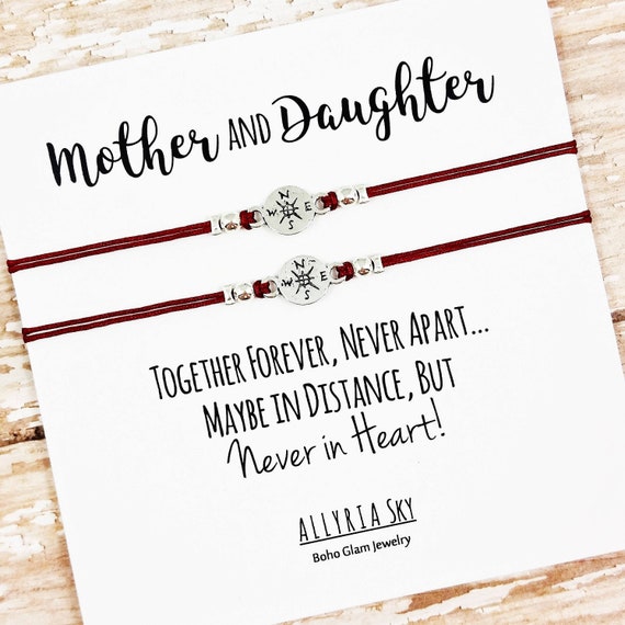 Mother Daughter Bracelets Set for 2 Matching Bracelets for Mom and Daughter  Gift | eBay