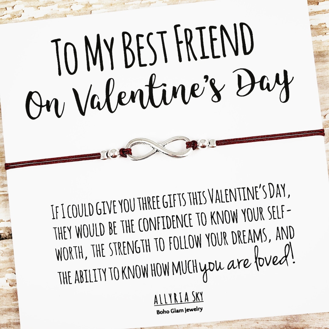Best Friend Valentine's Day Gift, Best Friend Valentine, Best Friend ...