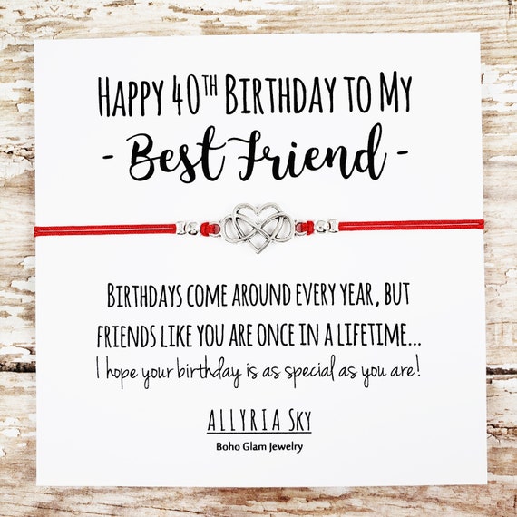 Best friend 40th birthday deals