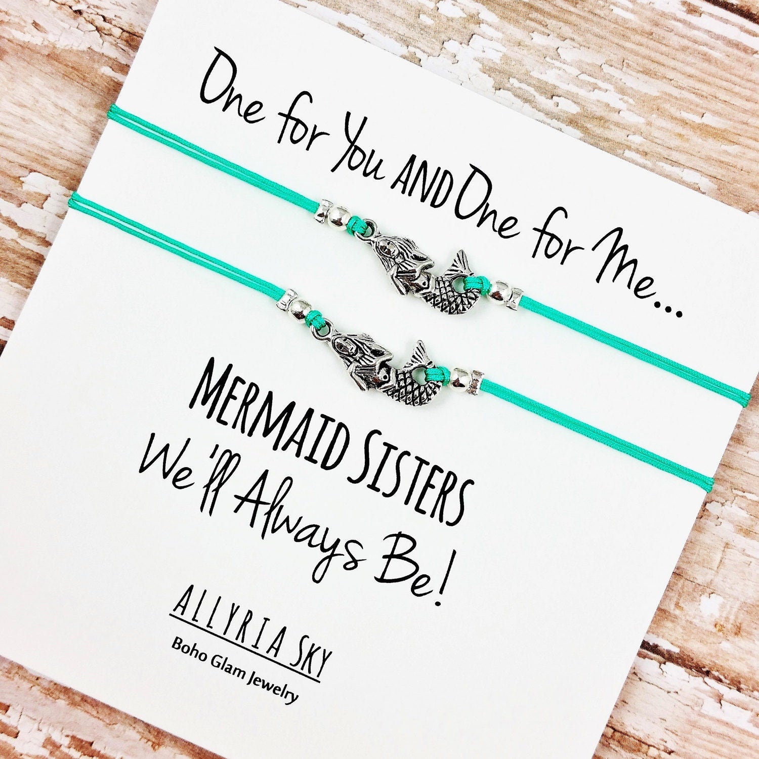Mermaid friendship bracelet sale