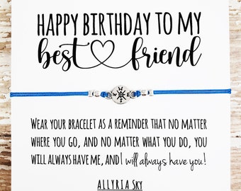 best friend quarantine birthday bracelet