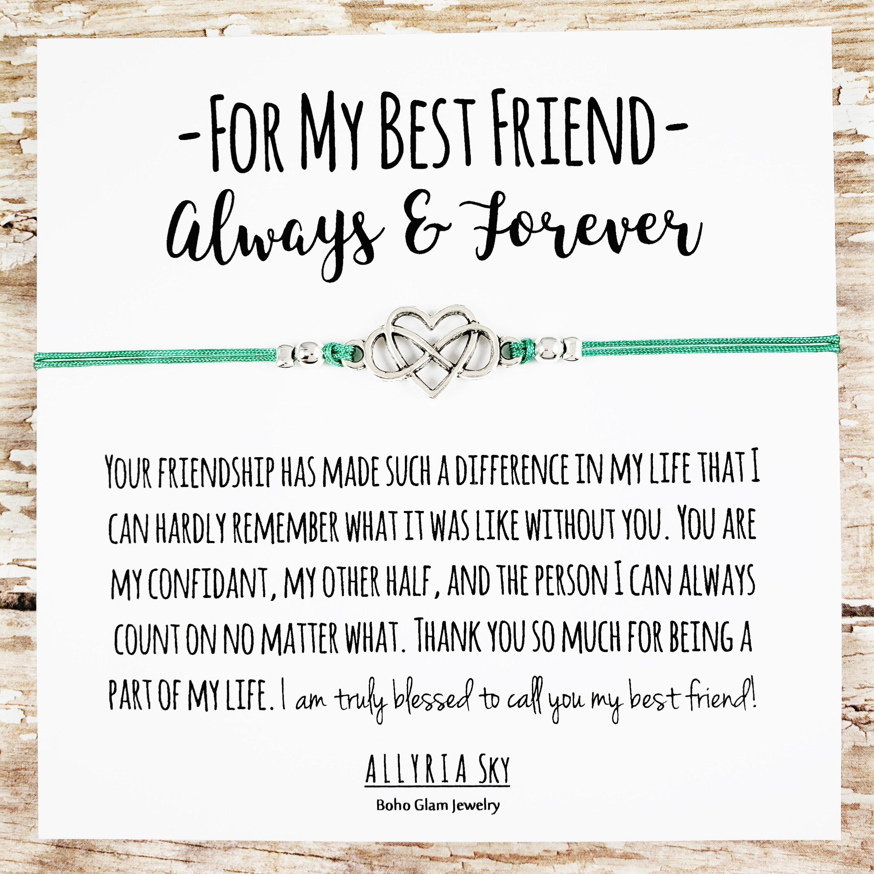 Forever store friends bracelet