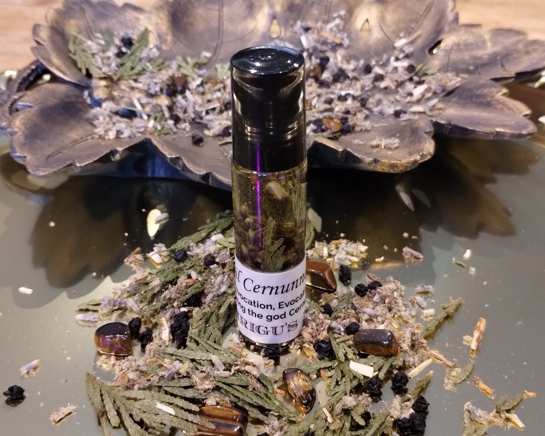 CERNUNNOS RITUAL OIL, Invocation Pagan Horned God, Devotional Anointing ...