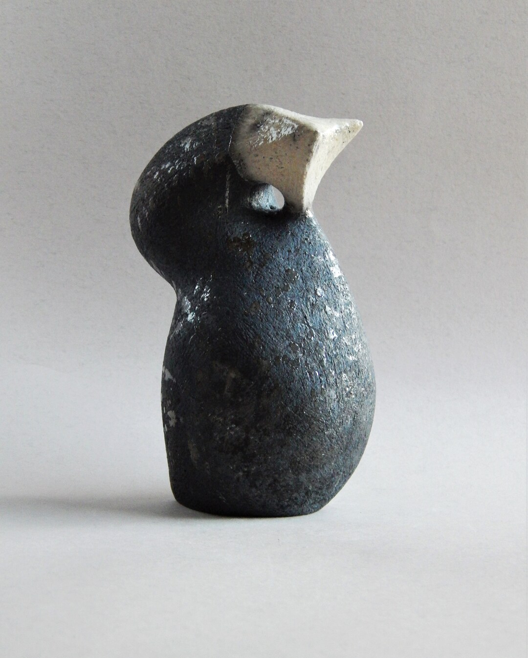 Ceramic Sculpture of a Cat,christmas Present, Original Gift, Collection ...