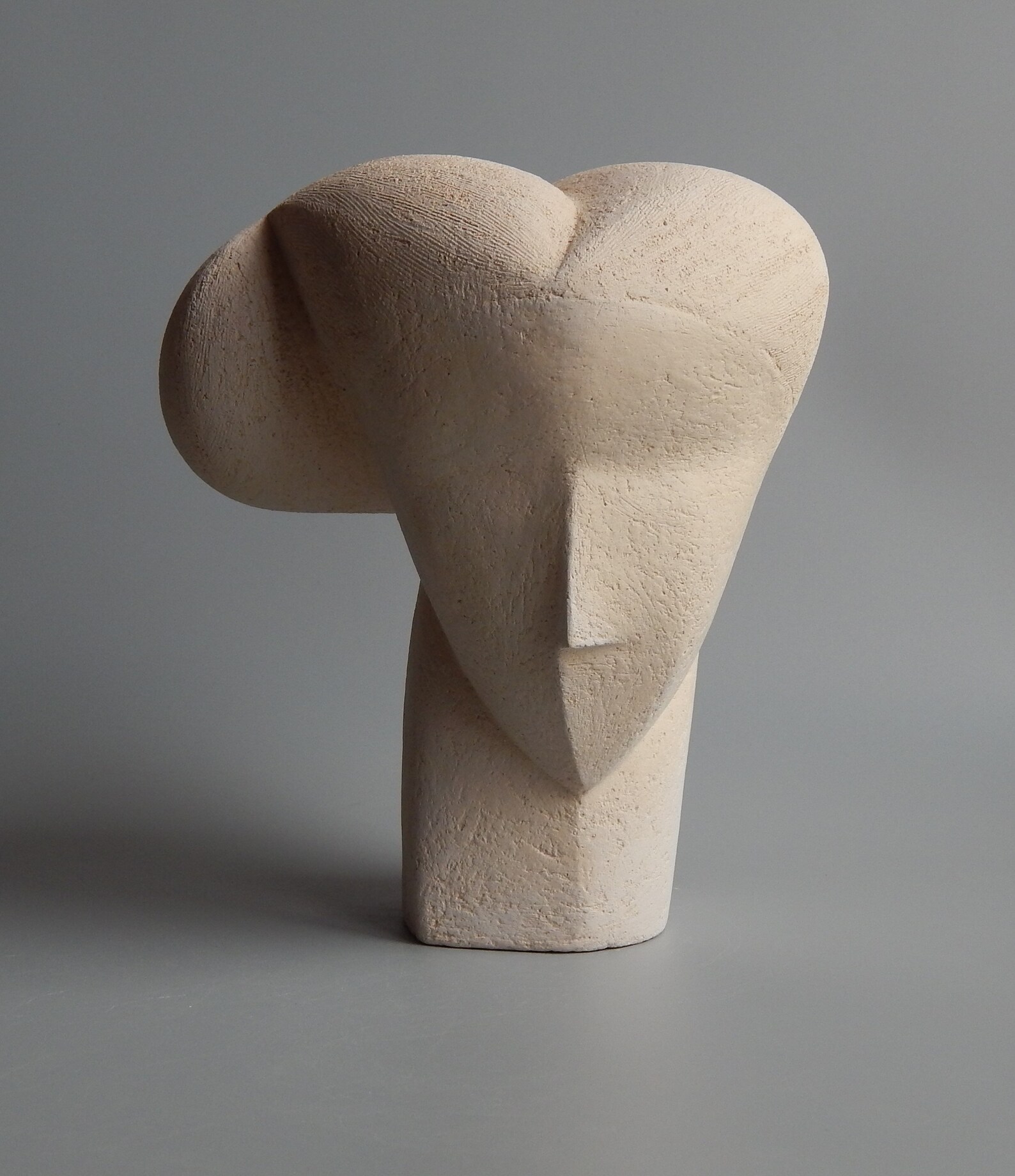 Ceramic Sculpture head Terracottaabstract Sculpture Clay Etsy