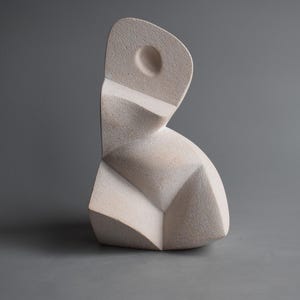Ceramic sculpture,ceramics, ceramic figurine,African figure,sculpture for the garden,ceramics Raku,art and collecting,woman sculpture