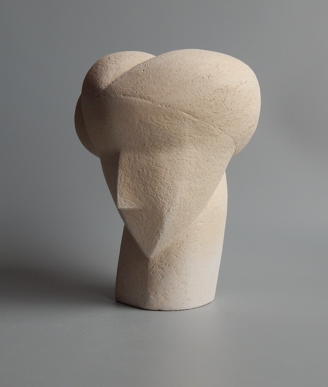 Ceramic Sculpture head Terracottaabstract Sculpture Clay Etsy