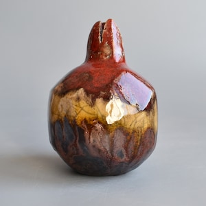 Ceramic figurine - grenades , ceramics Raku, Interior decor,design, a gift for him,a gift for her, a birthday present, a housewarming gift