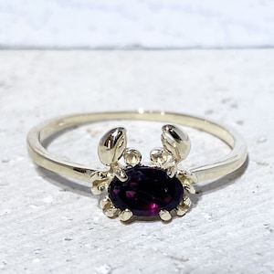 Crab Ring - Cute Sea Ring - Crab Knuckle Ring - Crab Midi Ring - Sea Midi Ring - Sea Jewelry - Simple Ring - Gold Ring