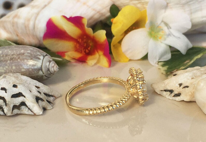 Cocktail Ring June Birthstone Gold Ring Statement Ring Oval Ring Rainbow Moonstone Ring Engagement Ring