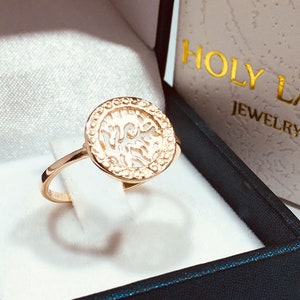 Shema Israel Ring - Shema Ring - Gold Ring - Dainty Ring - Blessing Ring - Judaica Ring - Jewish Jewelry - Israel Hear - Protection Ring