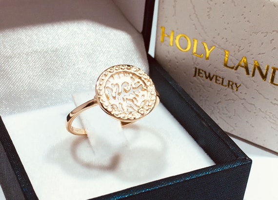 Shema Israel Ring - Shema Ring - Gold Ring - Dainty Ring - Blessing Ring - Judaica Ring - Jewish Jewelry - Israel Hear - Protection Ring