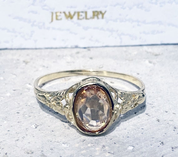 Buy November Birthstone Jewelry Citrine Ring Gold Ring