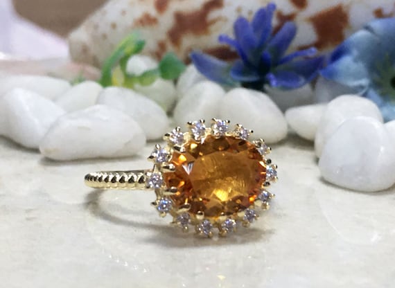 November birthstone 2024 rings gold