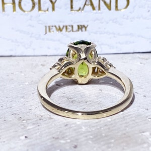 Peridot Ring August Birthstone Jewelry Statement Ring - Etsy