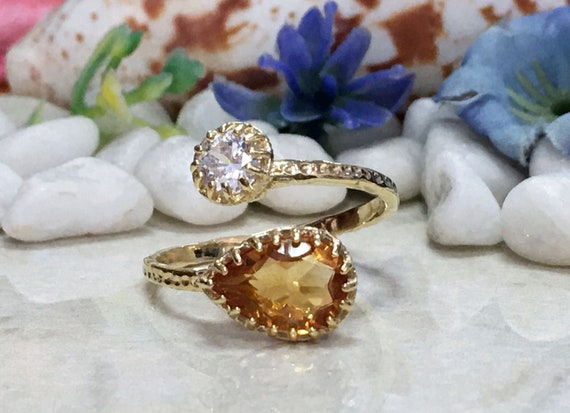 Citrine birthstone ring deals