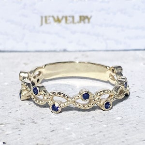 Amethyst Ring - Purple Ring - Gold Ring - February Birthstone - Gemstone Ring - Infinity Ring - Tiny Ring - Simple Jewelry - Dainty Ring