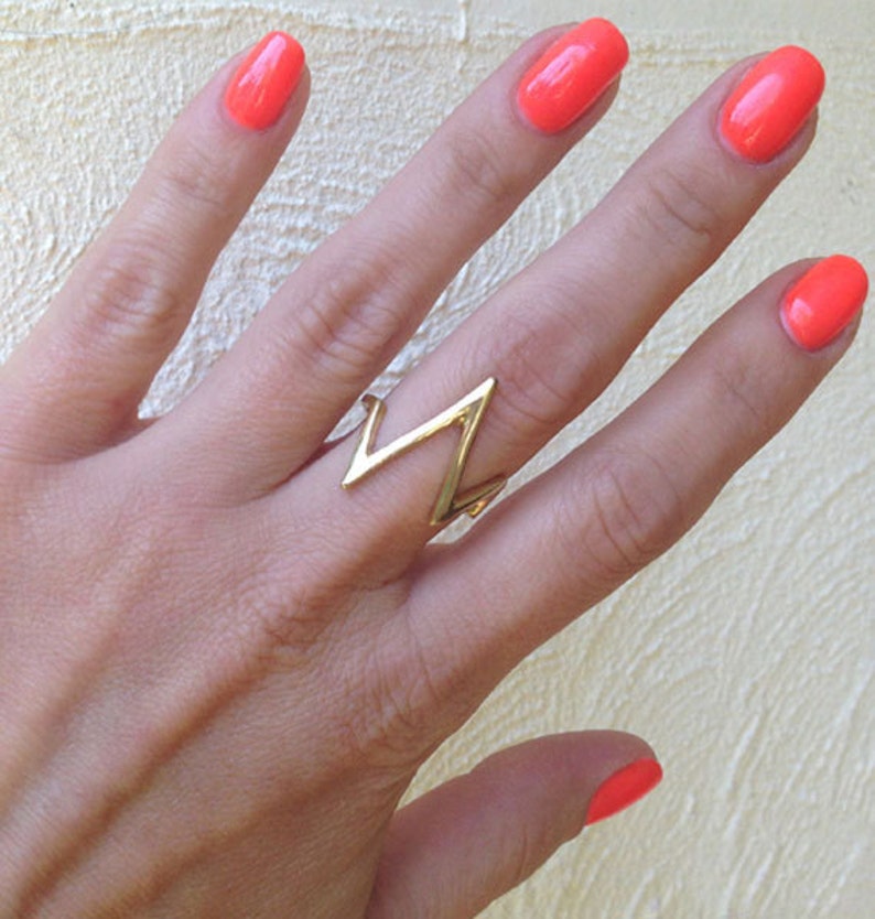 Everyday Ring Gold Ring Everyday Wear Statement Ring- Simple Ring Geometric Ring Stack Ring Silver Ring