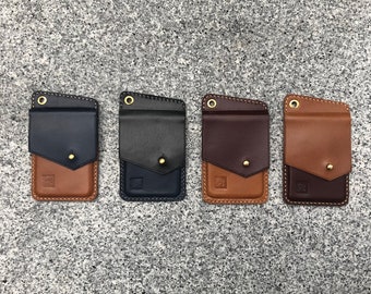 Nicky Leather Neck Wallet In Dark Chocolate main image 1