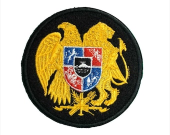 Wappen von Armenien Armenischer Emblem Aufnäher Gestickte Applikation Dekoration oder Reparatur, Aufnäher
