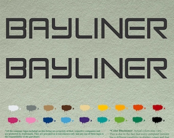 Paar Bayliner Kompatibel Restauration Decals Vinyl Aufkleber Boot Außenbordmotor 2er Set