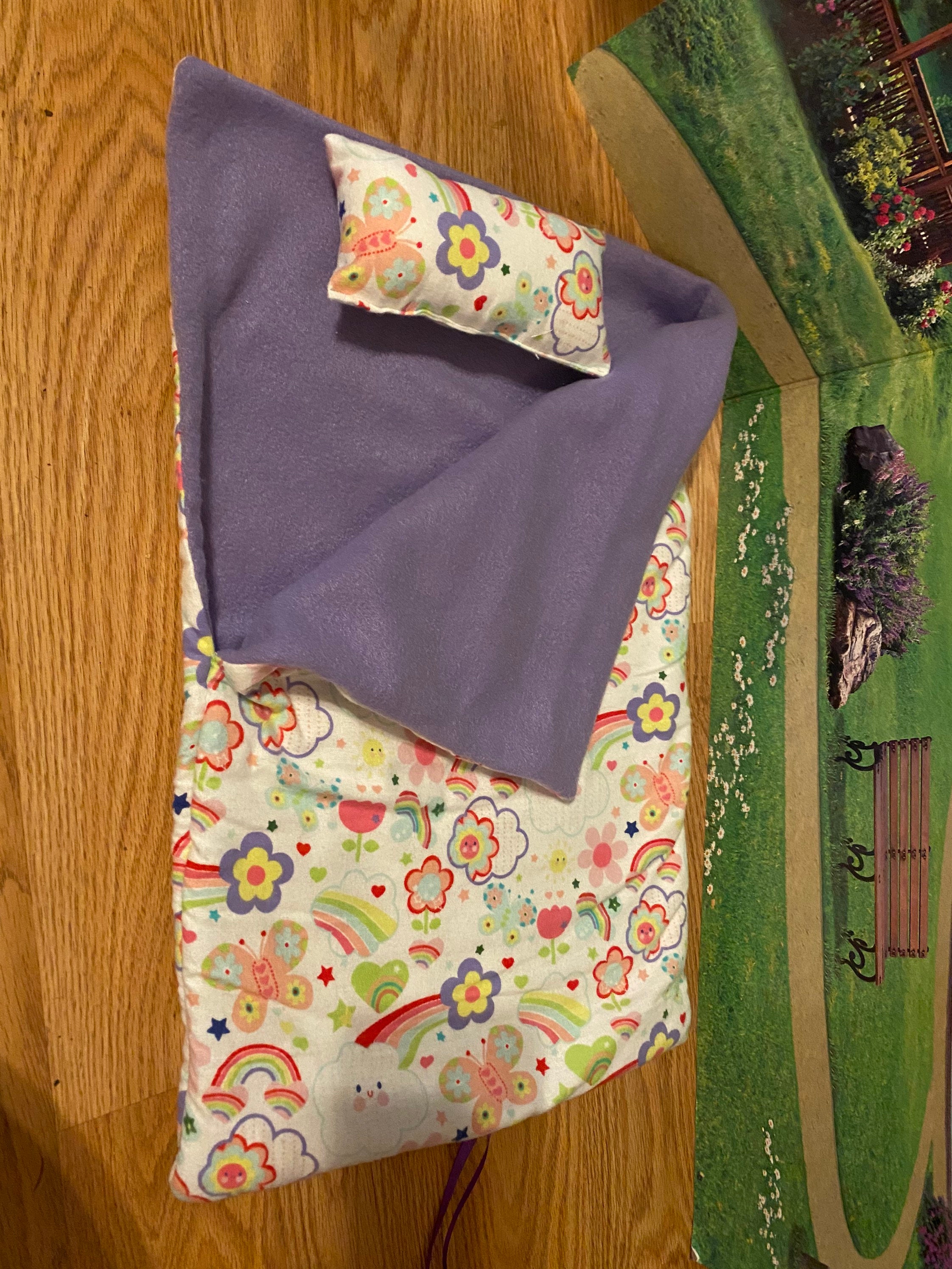 Sleeping bag and pillow for American Girl dolls Etsy