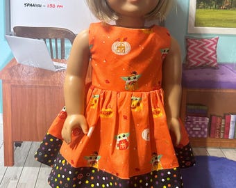 Halloween Star Wars dress for an American Girl Doll