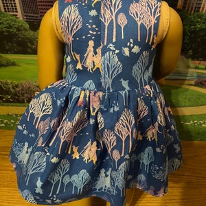 Frozen dress for an American Girl Doll image 3