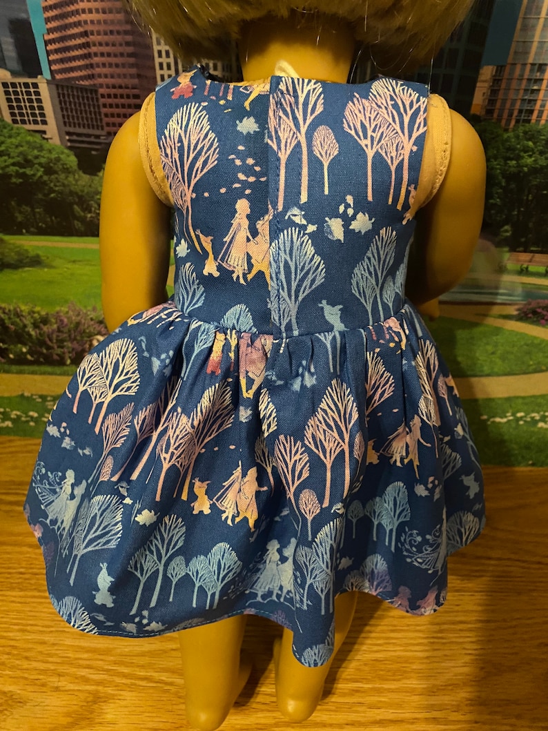 Frozen dress for an American Girl Doll image 3