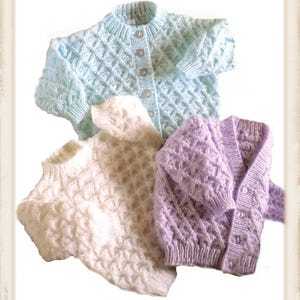 baby cardigan pattern baby sweater pattern birth gift pattern baby pattern