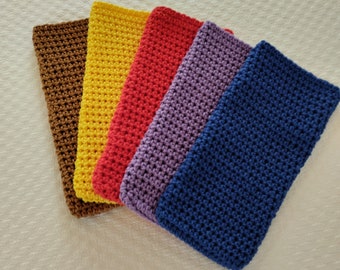 iphone14 sock, iphone12 eco cover, blue phonecase crochet, iphone SE sleeve,iphone13 soft pouch, iphoneX max vegan sock,brown iphone crochet