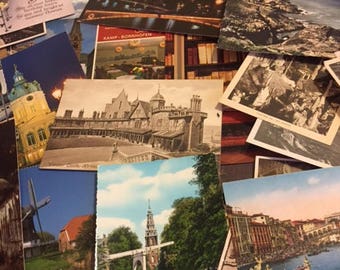 Vintage Postcards - 25 Assorted joblot collection