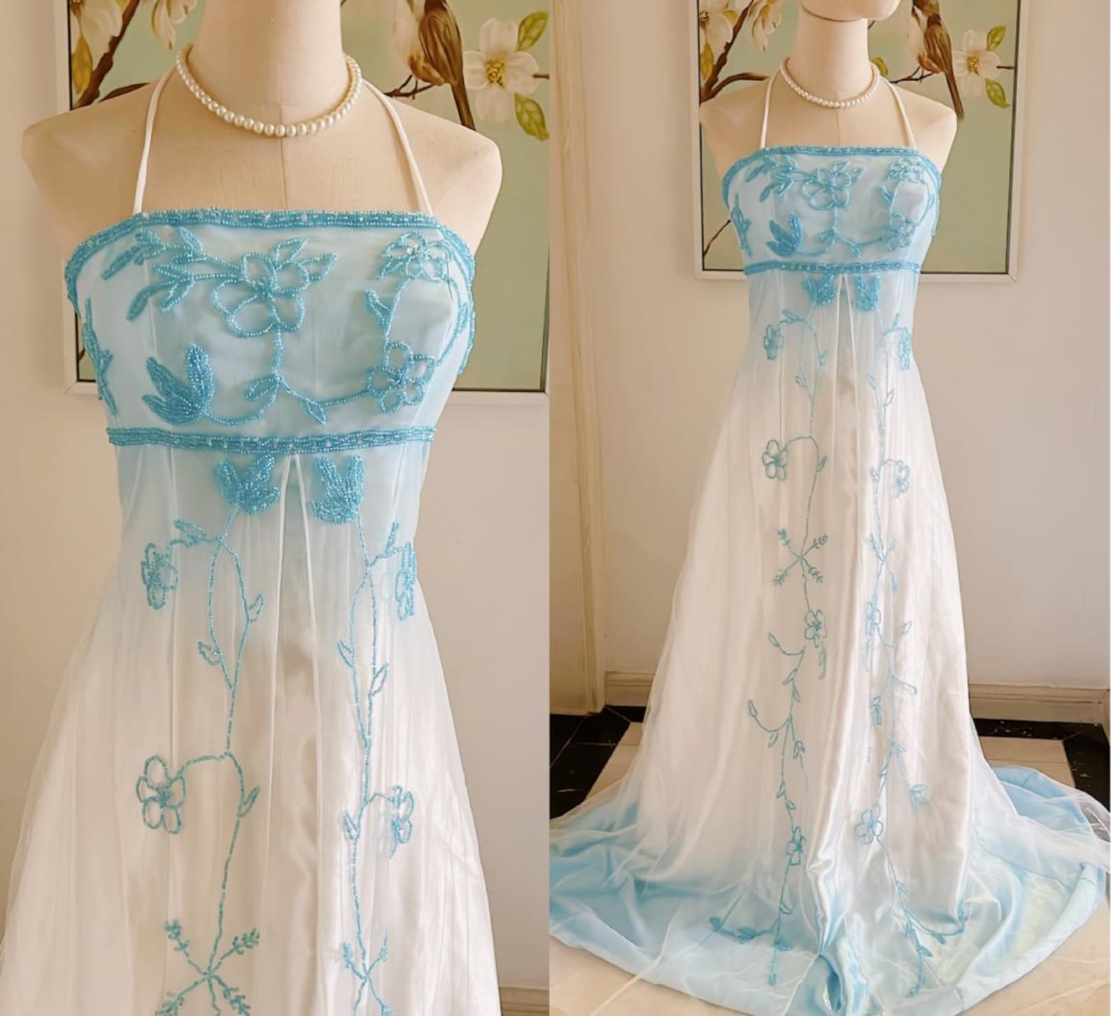 gold embroidered dress Embroidery Gown – INCANTO FASHION Sparkly blue sequin mini Primary color:Pink LowStock:43558458490931