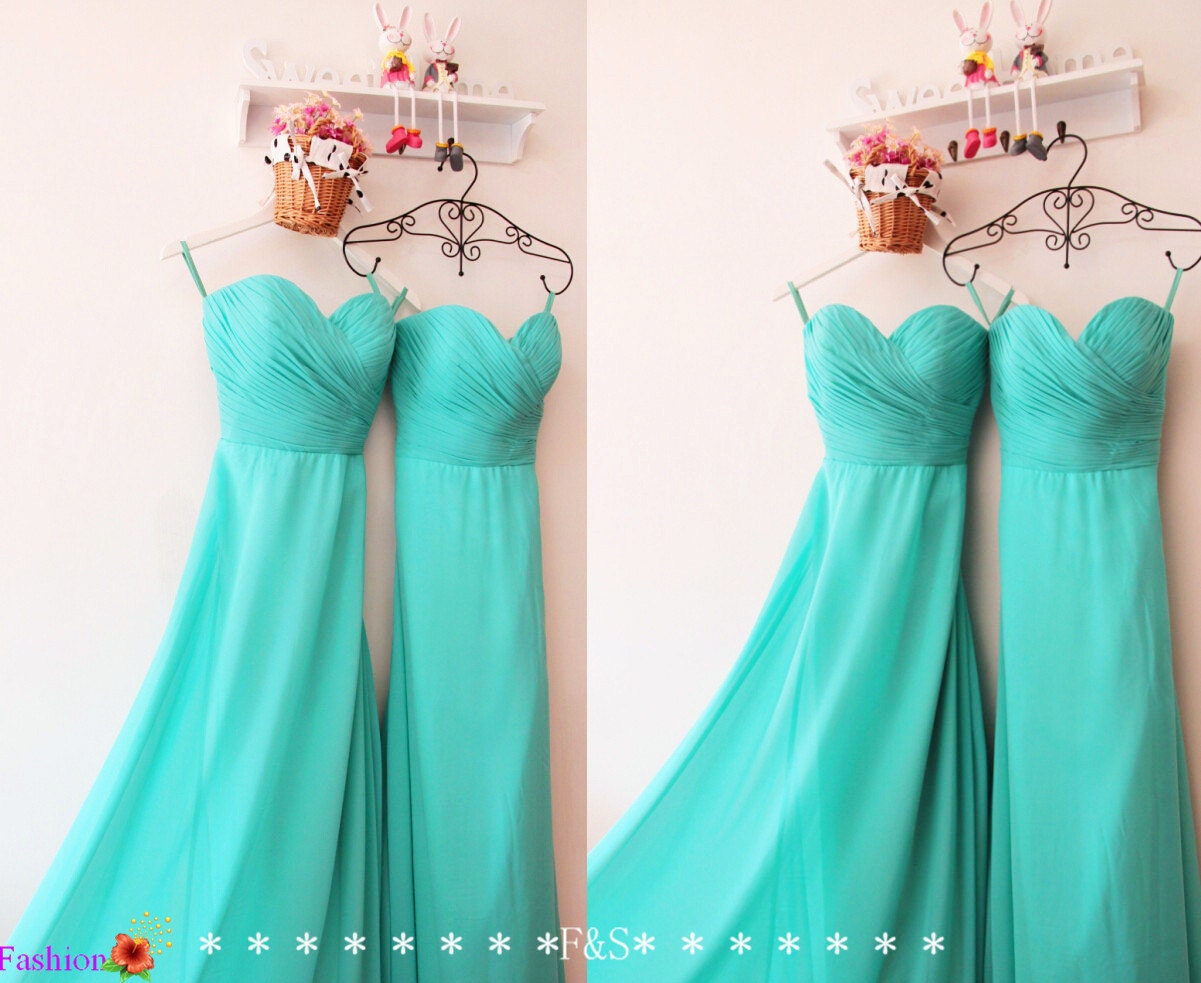 Aqua Bridesmaid Vestidos Largo Verde Azulado Vestido de Dama - Etsy España Aqua Bridesmaid Vestidos Largo Verde Azulado Vestido de Dama - Etsy España