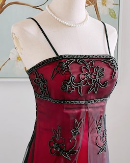 dress with bow red Embellished Detail Midi esc_cinchmt Size:18 - 34/35 Stop scrolling for standout 10% spandex.