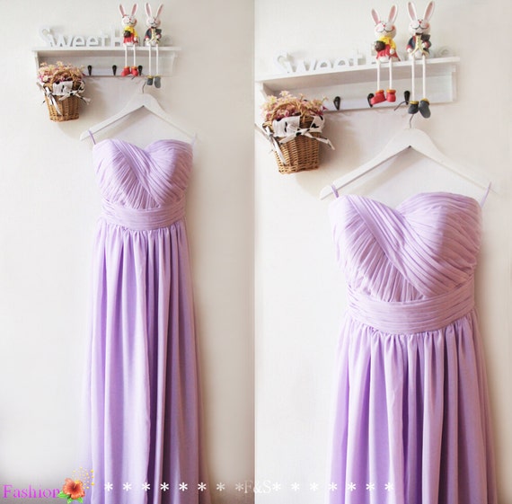 Lilac Bridesmaid Dresses Mismatch Bridesmaid Dress | Etsy