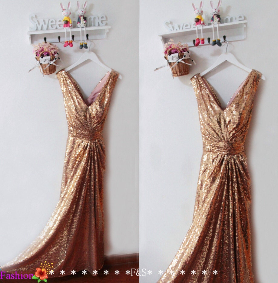 Vestido de fiesta de oro rosa vestido completo de - Etsy España Vestido de fiesta de oro rosa vestido completo de - Etsy España