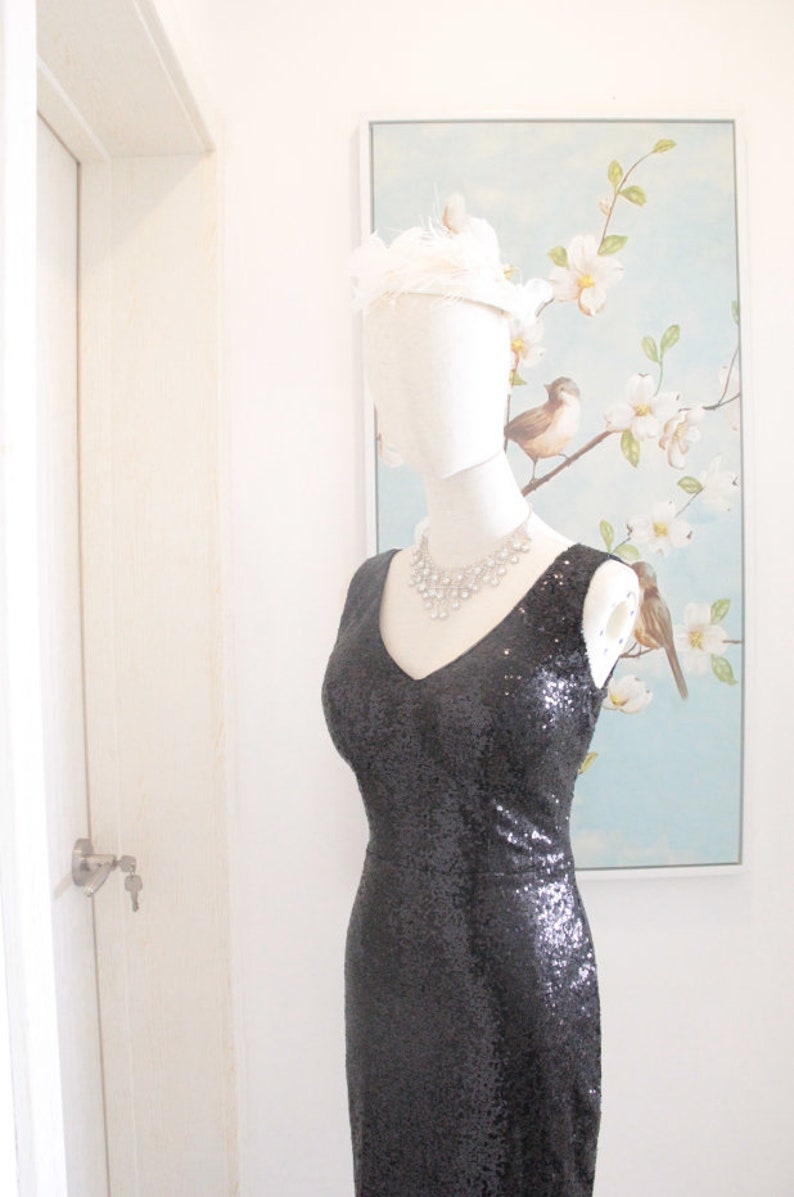 Short Black Party Dress,Little Black Sequin Dress,Black Sequin Bridesmaid Dress,Party Dress Sheath Sparkly,Sequin Dress Under 100